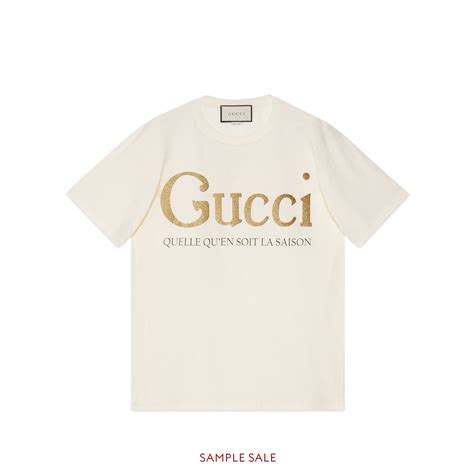 Gucci glitter print T